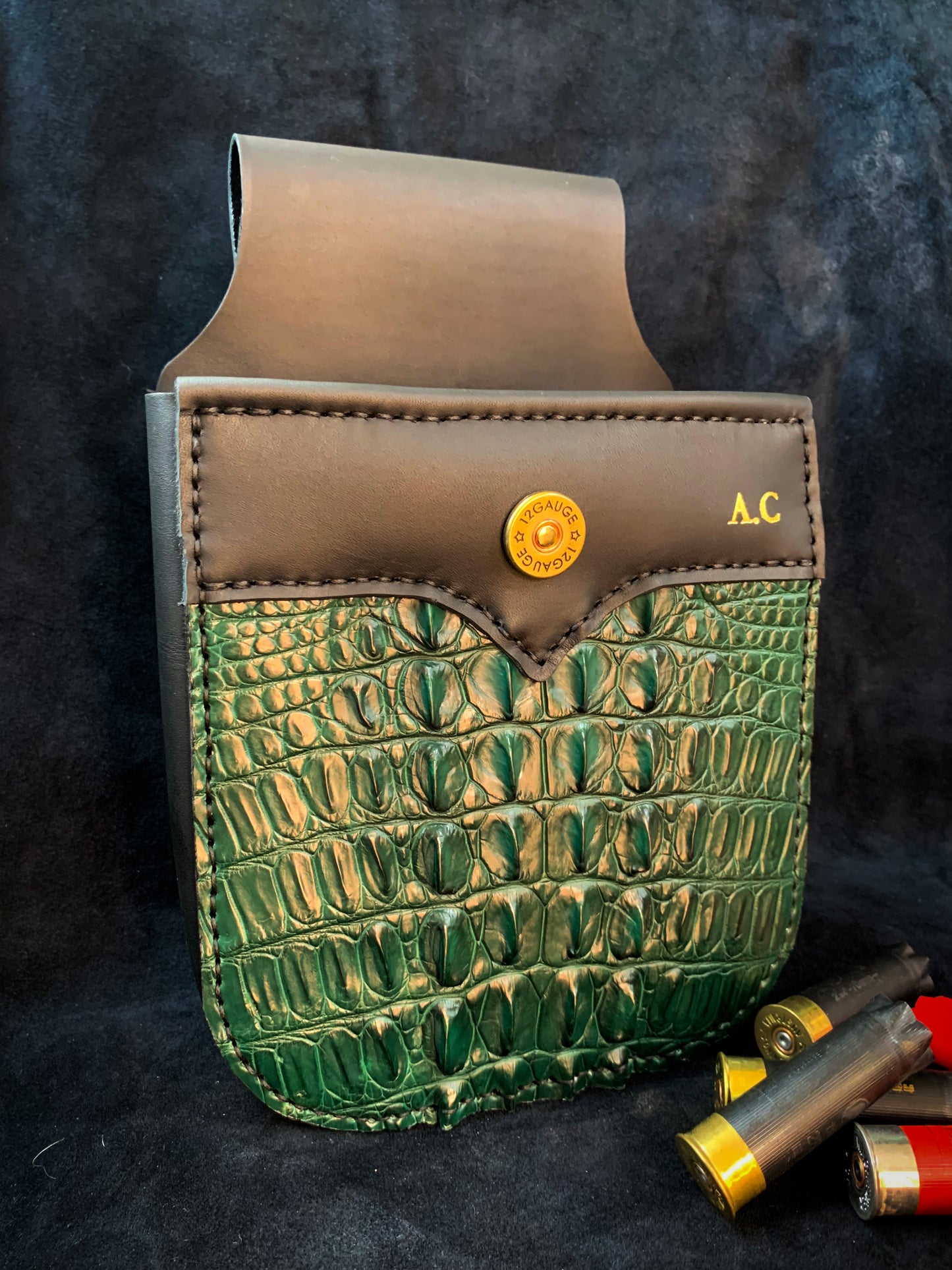 Crocodile Divider pouch - Made to order