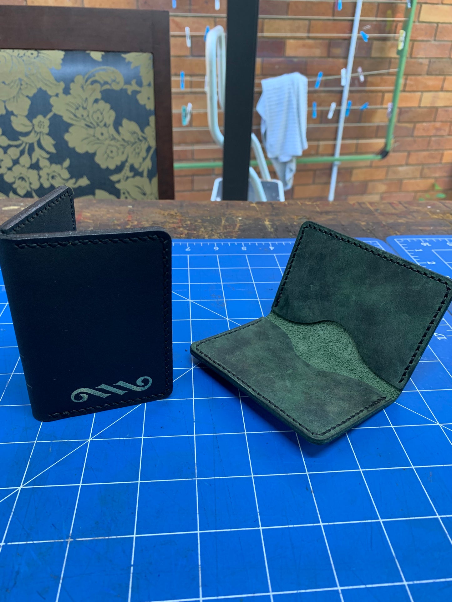 DIY Leather Kit - Fold over Leather Wallet