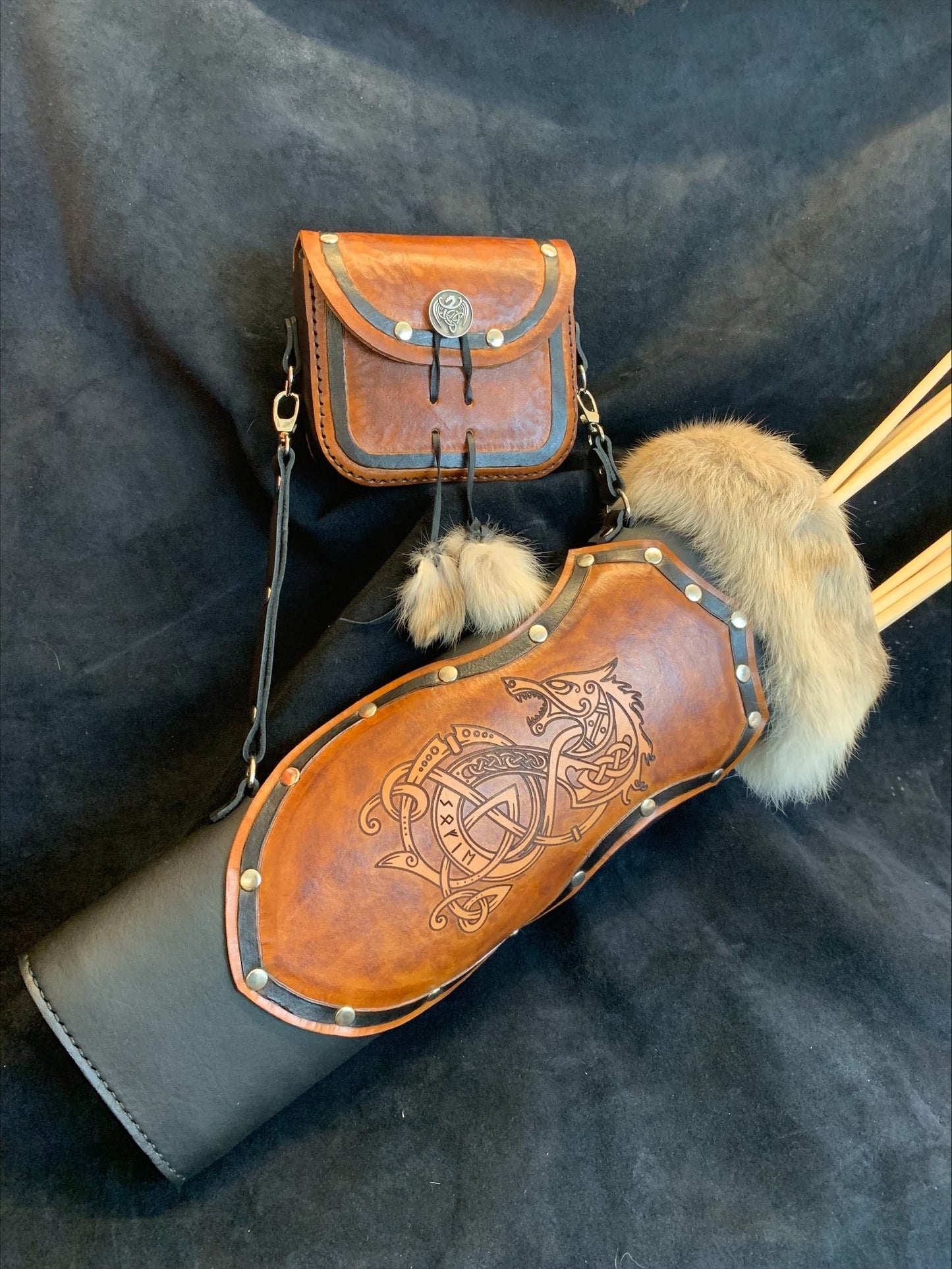 Leather Hip Quiver - Custom Order