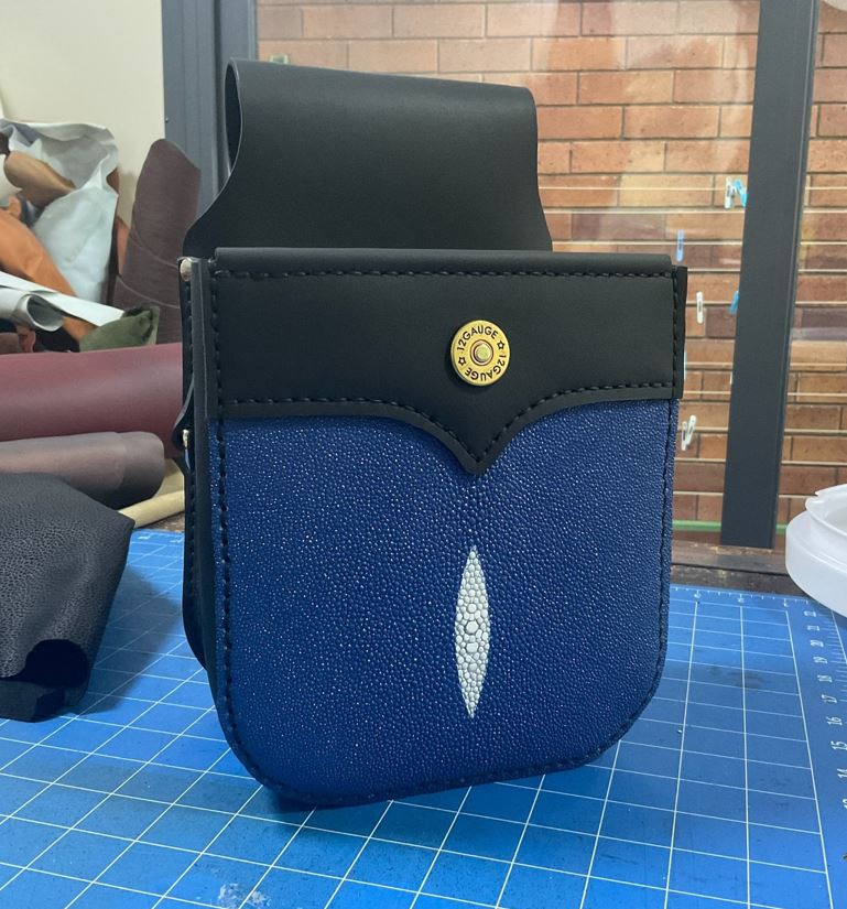 Exotic Leather Divider Pouch - Custom Order